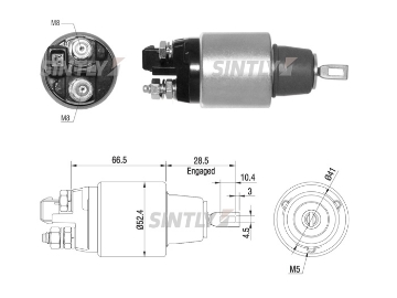 Starter Solenoid Switch ZM-1382,CARGO-333963,ERA-227932,SANDO-SSO10182.0,BMW-7520452,7552120,BOSCH-2.339.305.009