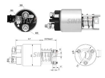 Starter Solenoid Switch ZM-1396,ERA-227038,MAGNETI MARELLI-85541070,85541070