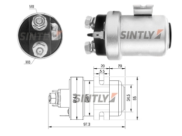 Starter Solenoid Switch ZM-1406,AS-PL-SS9193P,ERA-227042