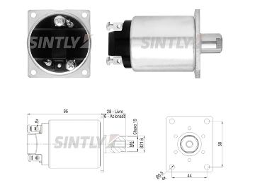 Starter Solenoid Switch ZM-1733,ERA-227262,AS-PL-SS9202P,BOSCH-9330080001,9.330.080.001,MWM-80438200,907120120002