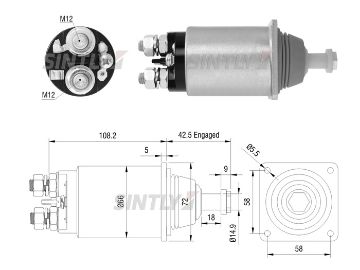 ZM-1833,CARGO-233584,ERA-227123,WOODAUTO-BOS2339403007,SND11042,BOSCH-2.339.403.007,SCANIA-1405978,1405978,WAI / TRANSPO-66-91252