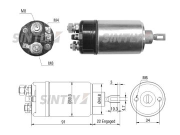 Starter Solenoid Switch ZM-2629,BOSCH-0331302060,0331302560,2008302004,0.331.302.060,0.331.302.560,2.008.302.004