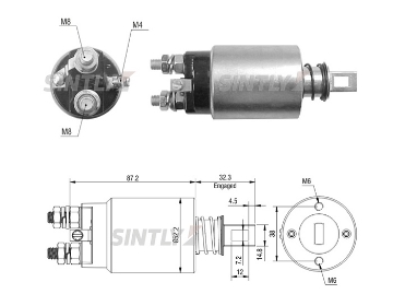 Starter Solenoid Switch ZM-2689,AS-PL-UD16235SS,ERA-227189,HITACHI-S25-142A,2130-57004,2250-37001,2250-97003,2130-57004,22503 7001