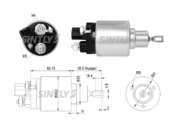 Starter Solenoid Switch ZM-2978,BOSCH-F000SH0207,E.1SH.736.000,F.000.SH0.207,ERA-227214,KRAUF-SSB1018