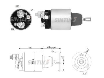 Starter Solenoid Switch ZM-3571,ERA-227238,KRAUF-SSB3571,AS-PL-UD14467SS,UD16291SS,BOSCH-F.000.SH0.209