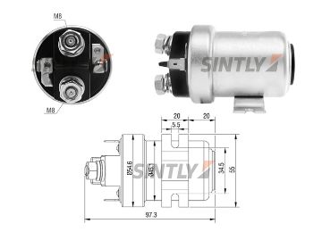 Starter Solenoid Switch ZM-406,AS-PL-SS9159P,CARGO-131254,DELCO-19024763,ERA-227296,WOODAUTO-SND12969