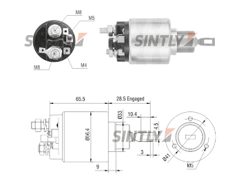 Starter Solenoid Switch ZM-474,ERA-227354,HC-Cargo-139210,AS-PL-UD15759SS,BOSCH-0331303098,2339303281,0001110011