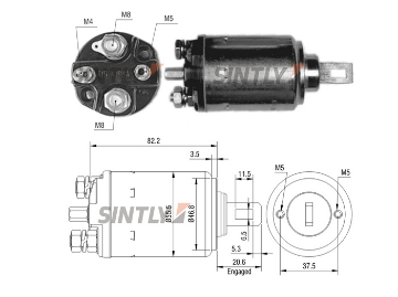 Starter Solenoid Switch ZM-516,ERA-227410,AS-PL-SS9135P,BOSCH-9330451005,9000451003,9000451011,940113050083