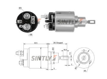 ZM-572,ERA-227484,MAGNETI MARELLI-940113050125,AME0125,AS-PL-UD15829SS,BOSCH-9.000.082.058,9.330.081.041,9330081041