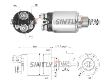 ZM-632,ERA-227575,AS-PL-UD15874SS,BOSCH-9000453080,9000453082,9000453091,9330451092,GHIBAUDI-E3627,MAGNETI MARELLI-940113050174,NEW HOLLAND-82991684,9578536,