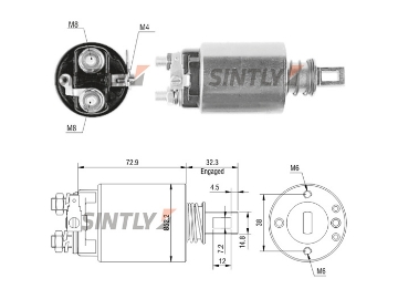 Starter Solenoid Switch ZM-687,AS-PL-SS9177P,ERA-227655B,227655,ISUZU-8942166330,8-94216-633-0