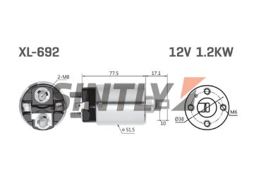 Starter Solenoid Switch ZM-692,WOODAUTO-SND1826,AS-PL-SS5049,ERA-227661B,HC-Cargo-131802,MITSUBISHI-M371X00272,MCA030,M002T50981,M003T27581,M003T36481,NISSAN-23343-B5011