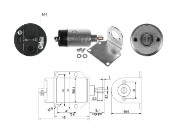 Starter Solenoid Switch ZM-720,AS-PL-SS9178P,ERA-227698