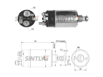 Starter Solenoid Switch ZM-728,ERA-5001614,HC-Cargo-136544,BOSCH-0.331.302.106,0 331 302 106,0001311146,0.001.311.146