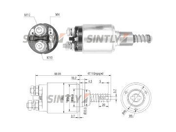 Starter Solenoid Switch ZM-732,CARGO-333169,ERA-227712,WOODAUTO-SND1146,AS-PL-UD15955SS,BOSCH-0.331.402.008,0.331.402.508