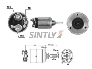 Starter Solenoid Switch ZM-741,WAI-66-9181,CARGO-133398,AS-PL-UD14389SS(ZM),UD15961SS,BOSCH-0.331.401.008,0.331.401.508