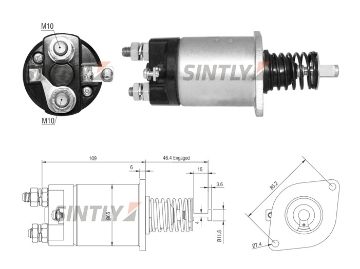 Starter Solenoid Switch ZM-855,AS-PL-SS9186P,CARGO-136171,HINO-28180-1260,28180-1260