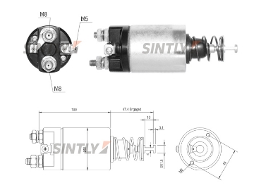 Starter Solenoid Switch ZM-856,AS-PL-SS9187P,WOODAUTO-SND1196,HINO-28150-1452,28150-1452,SAWAFUJI-035005520211,03505520062