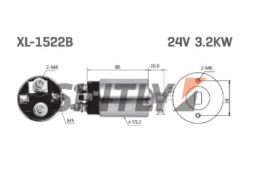 Starter Solenoid Switch ZM-896,UNIPOINT-SNLS-752,AS-PL-SS5007,Cargo-132591,WAI-66-8323,CASCO-CSO35600,MITSUBISHI-ME700119,M372X 10371,M372X10371,ME700984