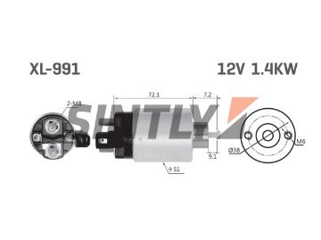 Starter Solenoid Switch ZM-991,MITSUBISHI-78773