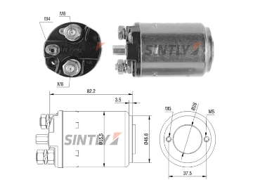 Starter Solenoid Switch ZM-513,AS-PL-SS9132P,BOSCH-9000452001,9000452003,9331451010,WAPSA-229-17